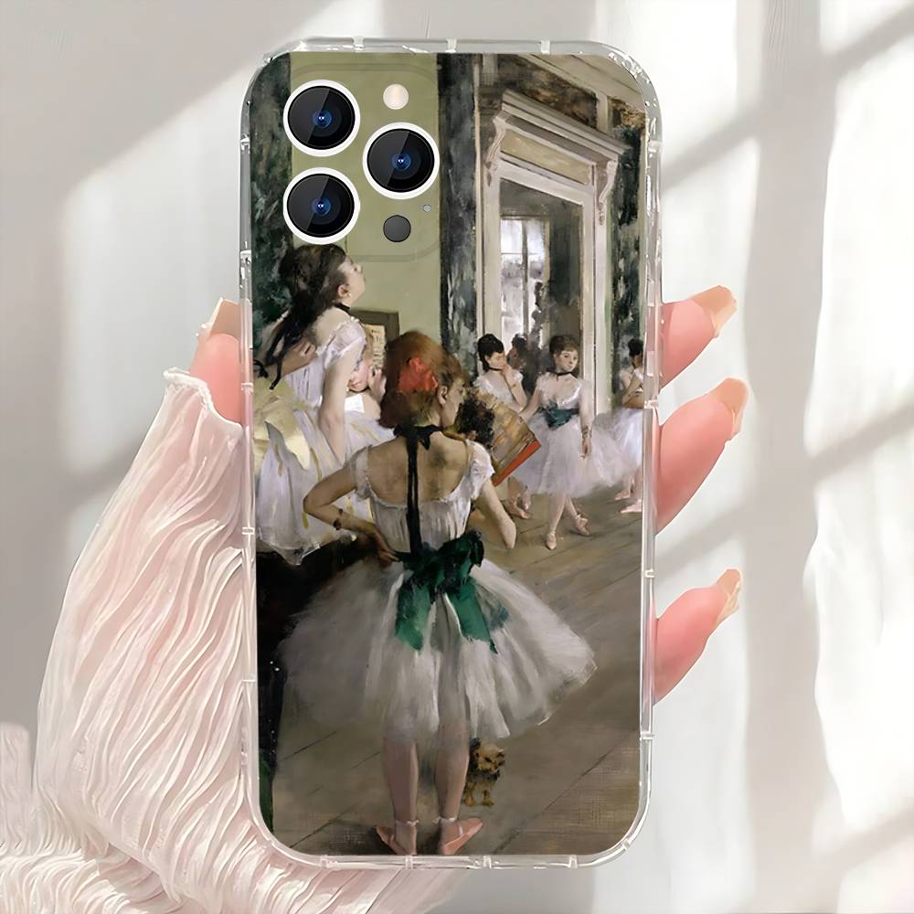 Edgar Degas Painting Dancer  Phone case suitable for iPhone 11 12 13 14 15 16 17 Pro Max Plus X XS XR SE E Mini Protective Case iPhone15