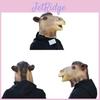 Maschera di Cammello Divertente Accessorio per Costume Testa di Animale in Lattice Per Feste e Festival