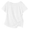 TonLion Women's Pleated Short Sleeve T-Shirt