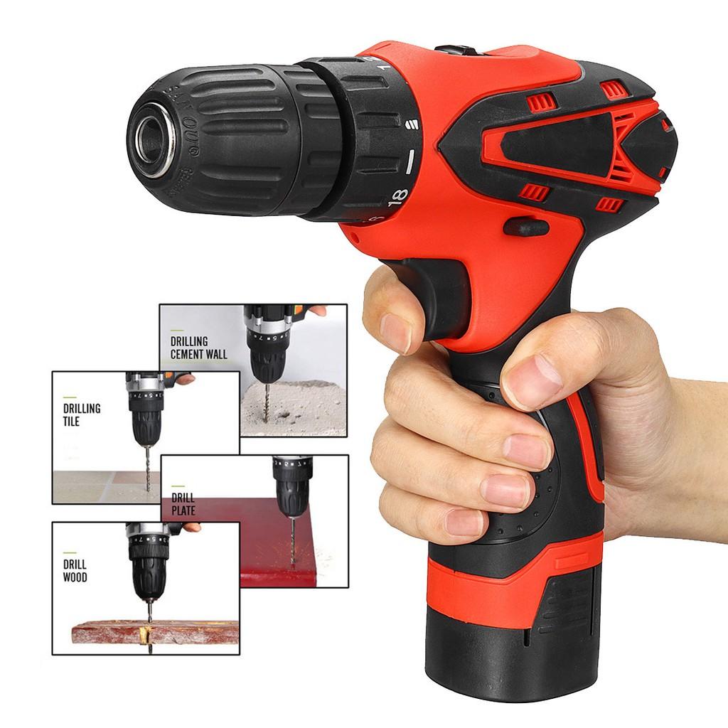 2 Speed 18+1 Torque Adjustment Variations Electric Cordless Drill Multi-Function Electric Screwdriver drill 16.8V