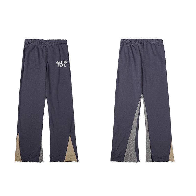 GALLERY DEPT Men's Classic Hand-Painted Splatter Graffiti Cotton Sweatpants