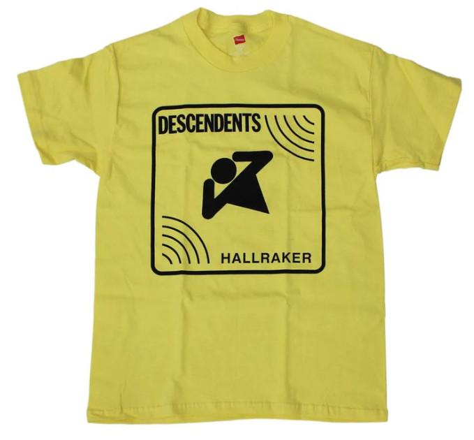 Descendents Hallraker T-Shirt Yellow New S