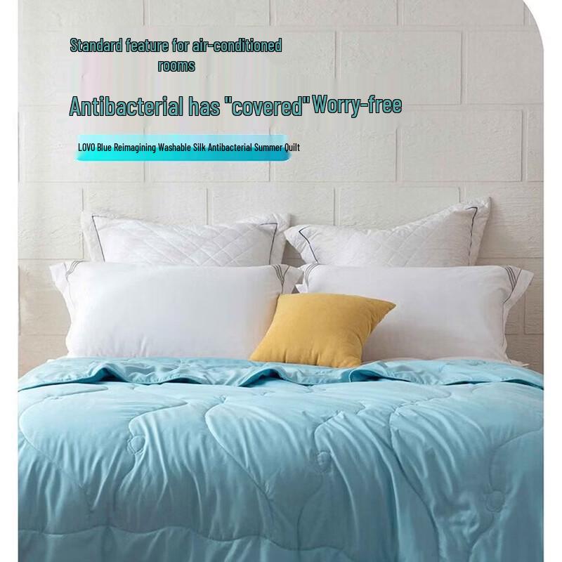 

LOVO Washable Tussah Silk Blend Summer Quilt