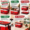 Large Capacity Christmas Storage Bins Laundry Clothes Organizer  for Bedroom Office Home
