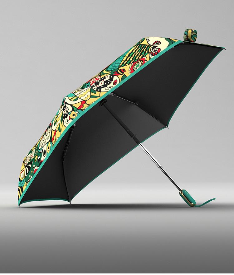 OLYCAT Automatic Compact Umbrella for Women - UV Protection, Rain or Shine Dual-Use, Portable Sunshade