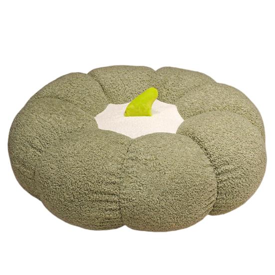Pumpkin Seat Cushion Decorative Round Pillow Multifunctional Floor Mat Dog