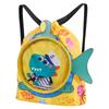 Kids Swim Bag Cute Cartoon Backpack Boys Girls Handbag Double Layer Wet Dry Separation Waterproof Storage Bag