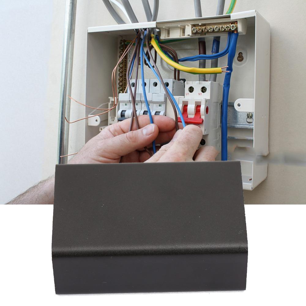 23×44×65mm Printed Circuit Board Instrument Box Frosted Black Durable Construction Enclosure Electronic Project Case Aluminum