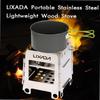 Portable Stainless Steel Lightweight Folding Wood Stove   Stove Outdoor Camping Cooking Picnic Backpacking Stove