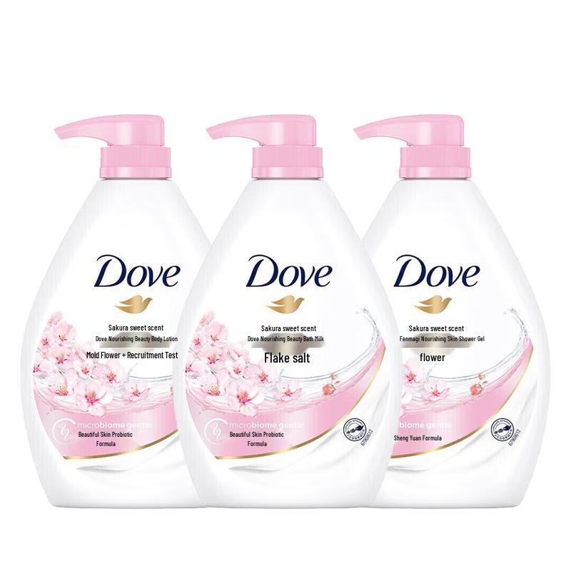 Dove Cherry Blossom Nourishing Body Wash Family Pack