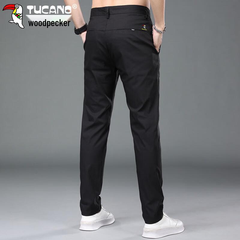 Tucano Men's Ice Silk Business Casual Straight Trousers