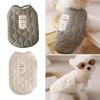 Casual Styles Dog Warm Vests Removable Turtleneck Coat Fashion Winter Coat for Protecting Against the Cold