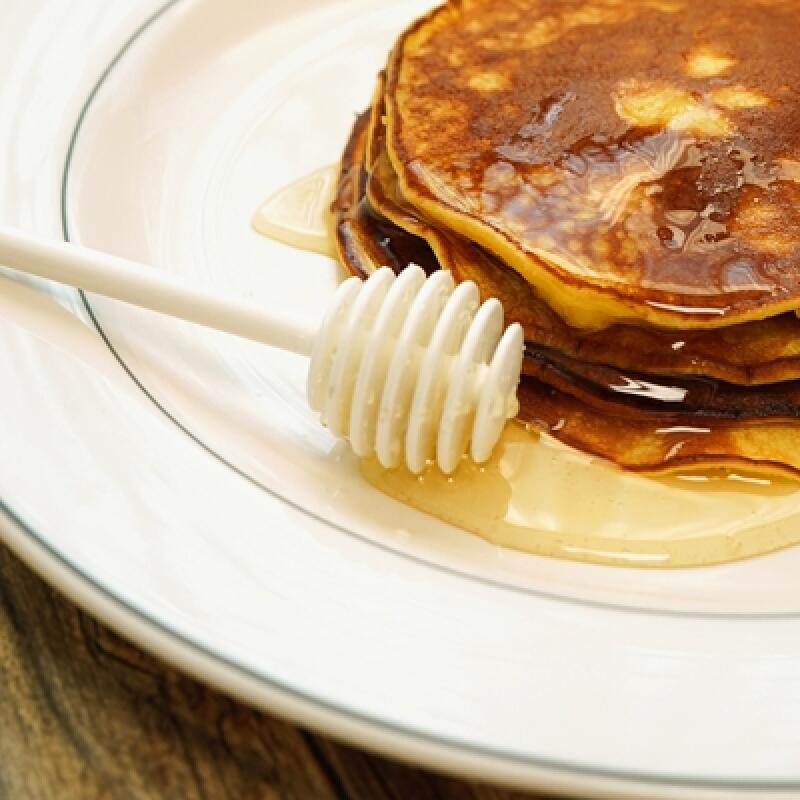 White Muddler Honey Spoon