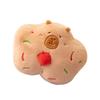 Cartoon Capybara Biscuits Throw Pillow Plush Toy Doll Cookie Doll Home Sofa Pillow Doll