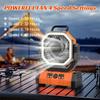 20,000Mah Portable Fan for Outdoor Camping, USB Rechargeable Fan Ideal for Fishing, Compact Tent Fan for Camping, Suitable for Outdoor And Indoor Use