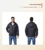 Smart Heated Winter Jacket: 27-Zone Temperature Control, Unisex Hooded Coat