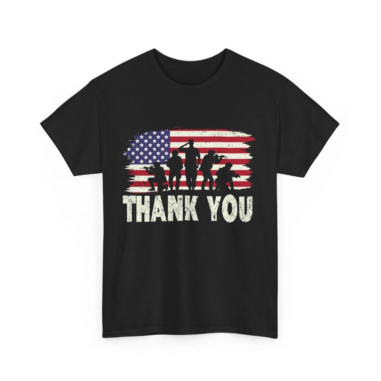 Veteran American Flag Shirt, Thank You Veterans Day Men Dad Vintage Shirt 2XL