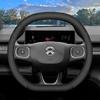 High Braid On Car Auto Steering Wheel Cover Wrap for NIO ES6 ES8 ES7 ET5T ET7 2026 2026 2026 2027 Double D Type Steering-wheel