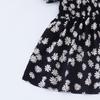 Puff Sleeve Summer Flower Dress Party Toddle Dress Kids Skirts Baby Girls Princess Dress  Holiday