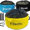 RV Hose Storage Bag, Waterproof Camper Organizer, Durable Travel Trailer Accessories, Soft Hose Carrier for RV