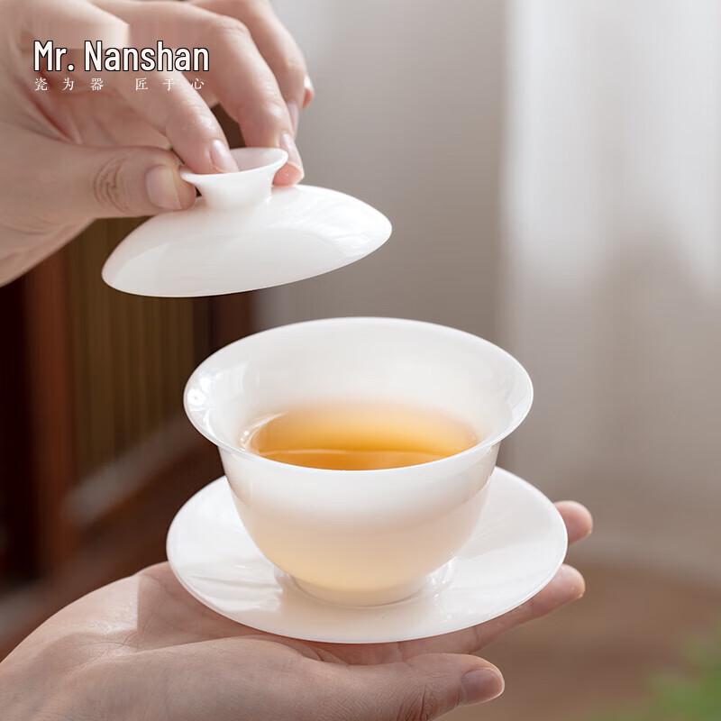 Nanshan Series Ice Translucent Ceramic Gaiwan