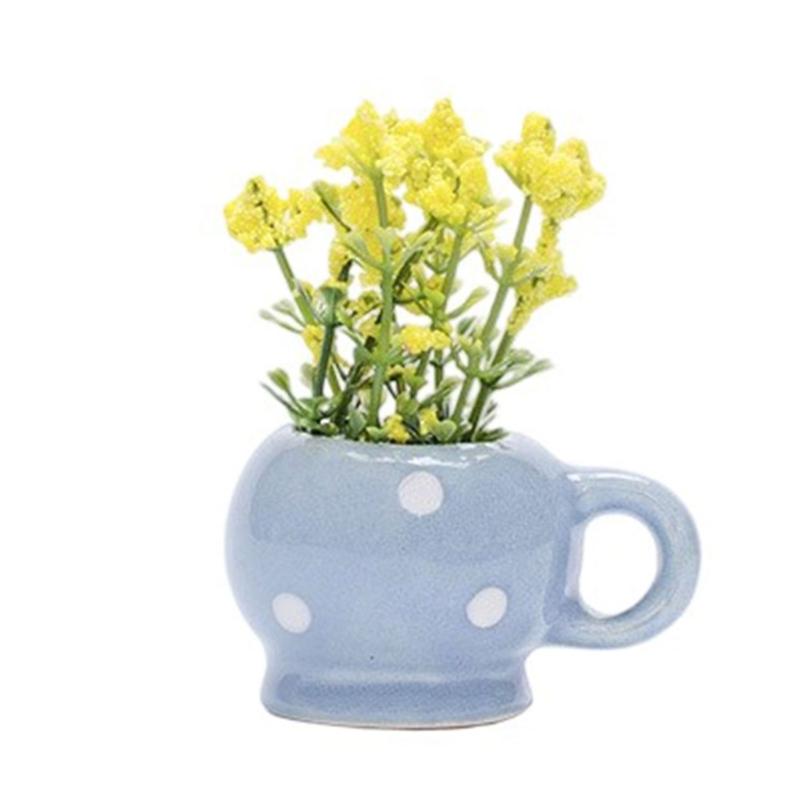 Keramisk Kylskåpsmagnetisk Liten Vas   Blomvas Klistermärke Underhåll Kreativt  Projekt