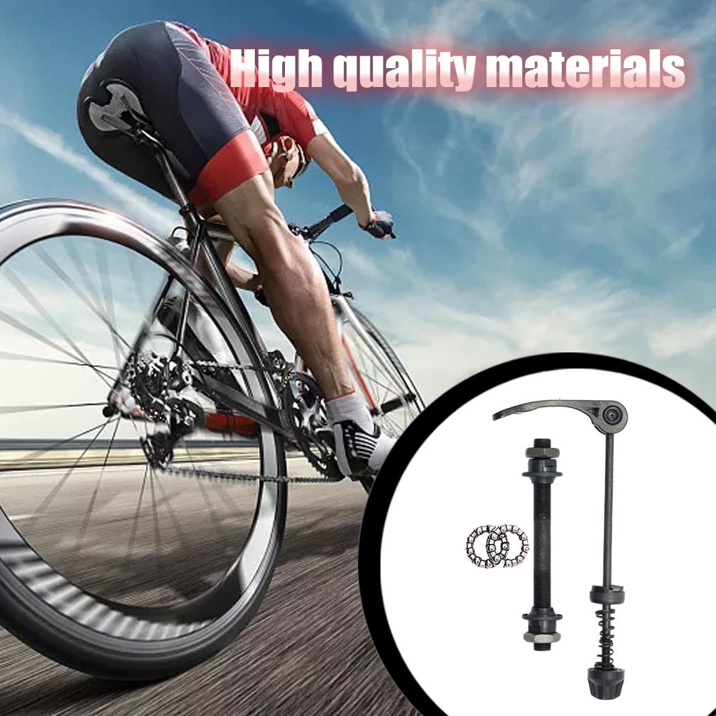 Black Bike Axle Quick Release Skewer Set Easy Installation And Wide Application Guaranteed Durable