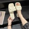 2025 New Platform Slippers Summer High Value One-word Holiday Beach Shoes Fashion Fairy Style Sandals Ins