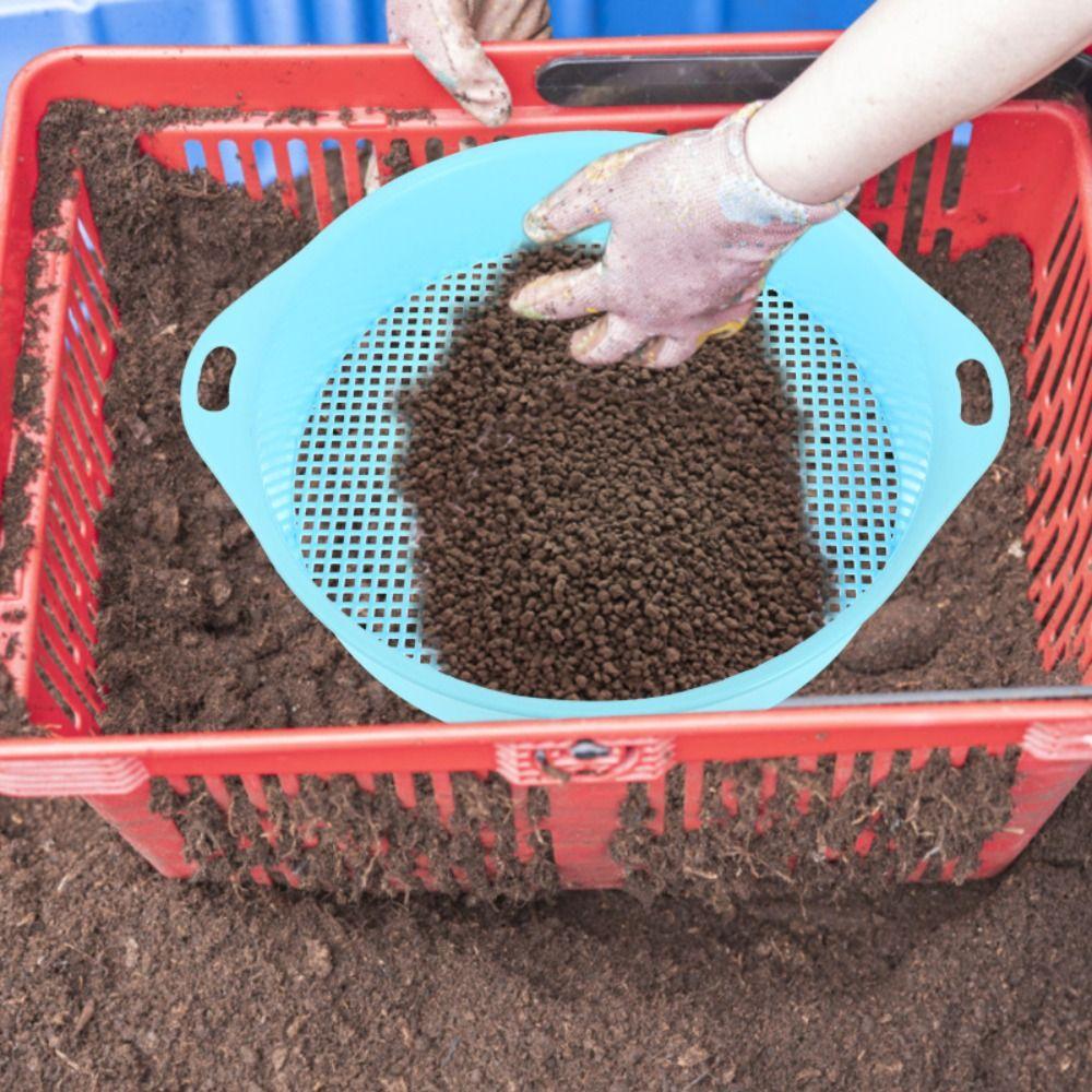 Round Garden Mesh Pan Multi-use Sand Screen Filter Soil Sieve Sifter  Gardening Toy