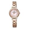 [CITIZEN] Watch Wicca (Solar Tech / Pink Gold / Simple Cute) KH9-965-91 Women's Crystal Glass Simple Small Pink Gold