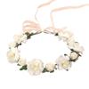 Handmade Flower Crown Braided Wreath Simulated Flower Flower Headbands Elegant Design Sweet Wind Flowers Floral Garland Outdoor