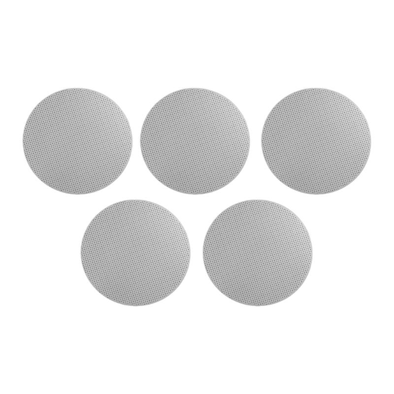 5Pieces Efficient Nonrust Steel Coffee Meshes Feature Efficient Extraction Technology for Flavor and Simple Maintenance