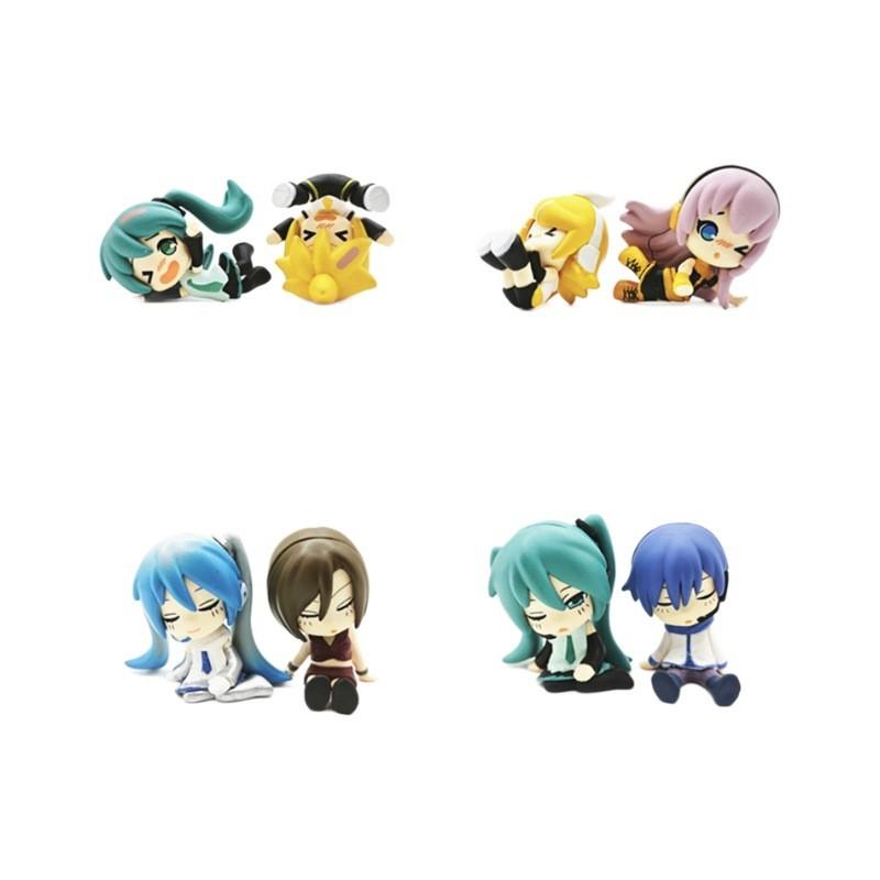 Miku Hatsune Falling Sleep Cartoon Design Toy Figure Fans And Enthusiasts Decor