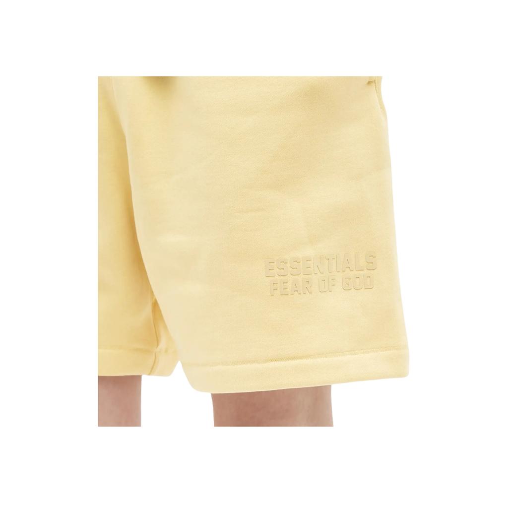 Fear of God Essentials Sweatshort Light Tuscan Men Bottoms Yellow 160BT222002F