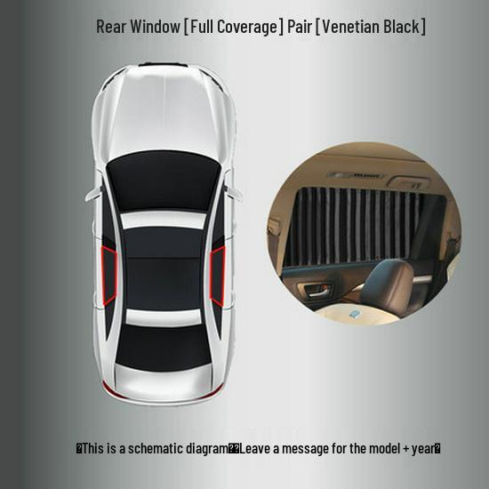 Volkswagen Tiguan L Interior Sunshade Curtain for Heat Insulation and Privacy