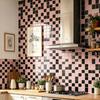 2Pcs 3D Mosaic Tile Sticker, 11.8 x 11.8 Inch Removable Wallpaper Tile, 3D Self Adhesive Wall Tiles, Bathroom Wall Tiles for Kitchen Backsplash, PVC