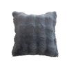 Business Gifts Souvenir PV Bubble Velvet Bedside Soft Bag Backrest Plush Square Cushion Leather Pillow