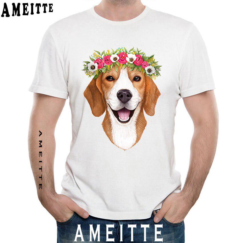 Summer Fashion Men T Shirt Beagle 