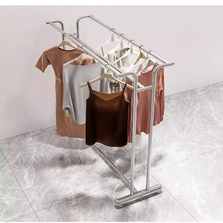 Women's Stainless Steel Clothing Display Rack