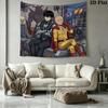 Onepunch Man Wandteppich Ästhetisches Wandbehang Gedruckter Stoffdecke Dekorative Wandteppiche Für Schlafzimmer Wohnzimmer Heimdekoration