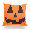 Pumpkin Design Throw Pillow Case For Halloween Sofa Decor 45x45cm**