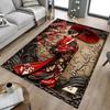 1PC cherry blossoms red kimono Carpet Ultra Soft, Thick & Absorbent, Non Slip Machine Washable Mat for Entryway