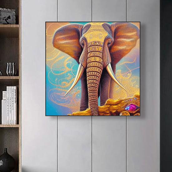 1 sada štrasového kreslení Snadné DIY s lepivým pozadím Obsahuje nástroje Příslušenství Sada 5D malování zvířátek z štrasového kamene