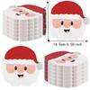 48 Pcs Multi-layer Christmas Santa Paper Napkins Cartoon Christmas Party Napkins  Restaurant