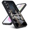 CHESS CHECK MATE For Samsung Galaxy S25 S24 S23 Ultra S22 S21 Plus S20 Black Soft Silicone Protective Case