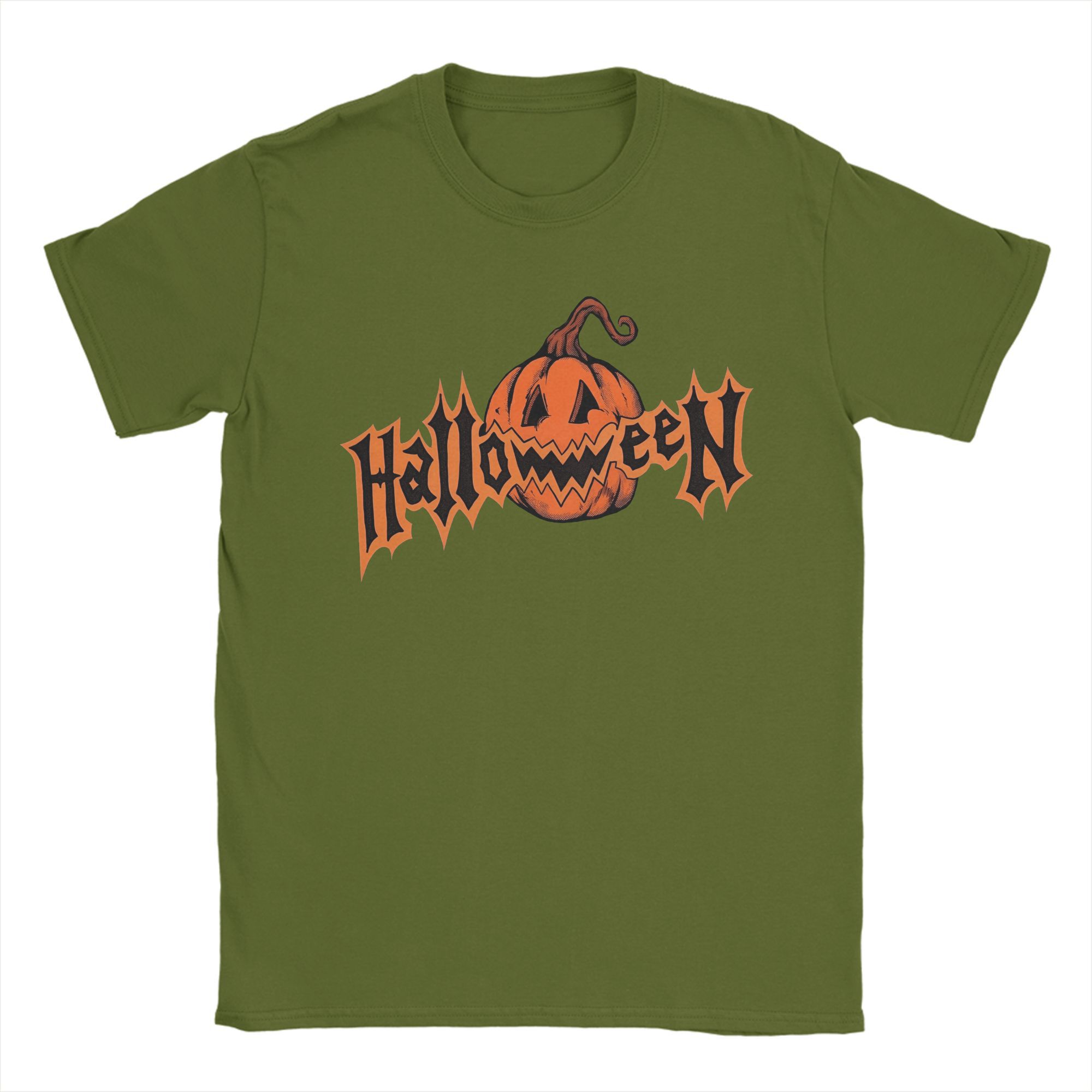 

Halloween T-Shirt Summer 100% Cotton T Shirts For Men Harajuku Custom DIY Tee Shirt Short Sleeve Vintage Tops 4XL