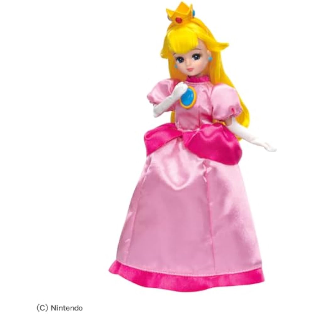 TAKARA TOMY (TAKARA TOMY) Licca-chan Doll Super Mario Licca-chan Peach Princess Style Dress Up Pl...