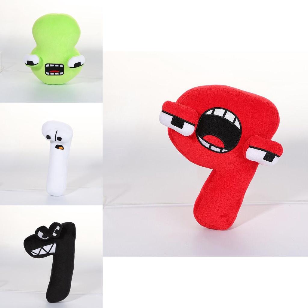 Alphabet Lore Number Zero One Plush Baby Doll Educational Toys Home Decor Gift