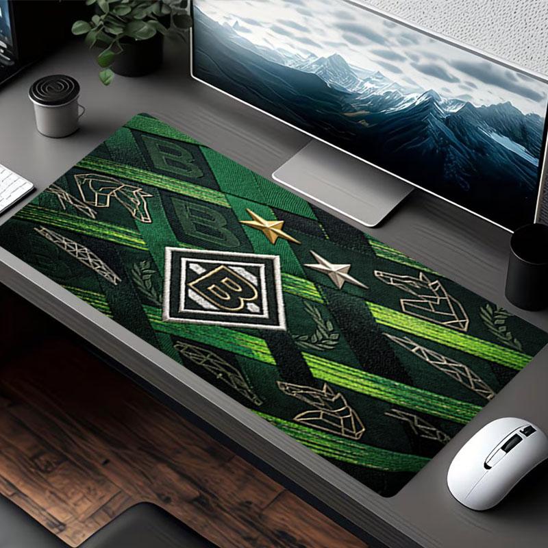 Borussia Monchengladbach Print Mouse Pad, for Keyboard Pad Laptop PC Mat for Office Home Use, Desk Decor, Perfect Birthday Gift for Gamers