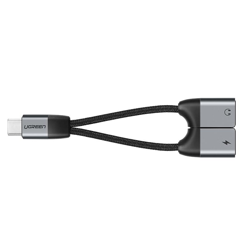 Ugreen Adattatore Audio e Ricarica da USB-C a 3,5 mm